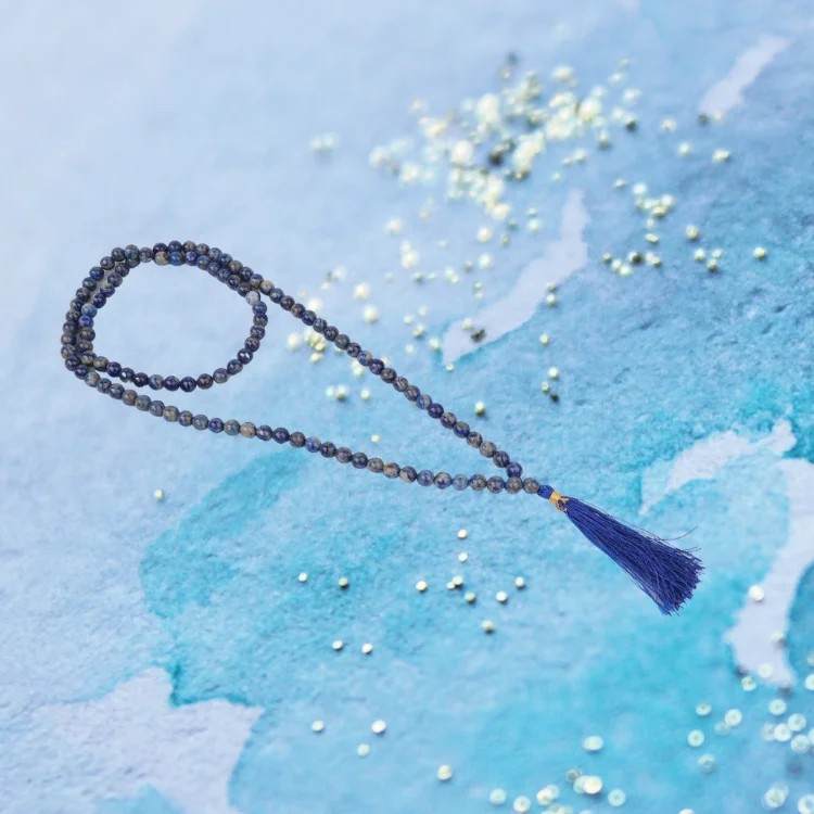 Lapis Lazuli Crystal Japa Mala 